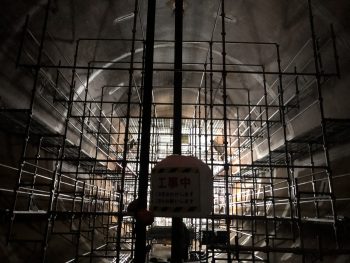 大阪府堺市　堺工場枕タンク内部足場工事